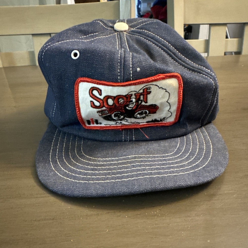 International Harvester Scout Denim Snapback Hat Swingster‎ - READ DESCRIPTION